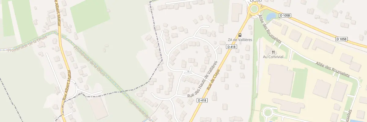 Plan du 22 Rue des Hauts de Vallières à Thorigny-sur-Marne