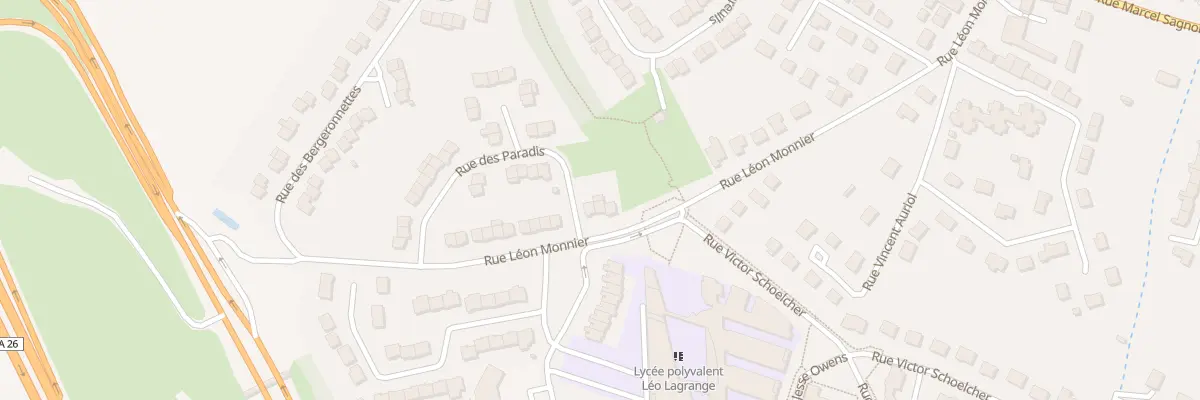 Plan du 68 Rue Léon Monnier à Bully-les-Mines