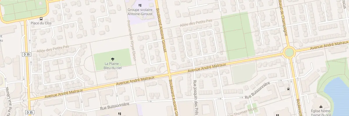 Plan du 41B Bd Antoine Giroust à Bussy-Saint-Georges