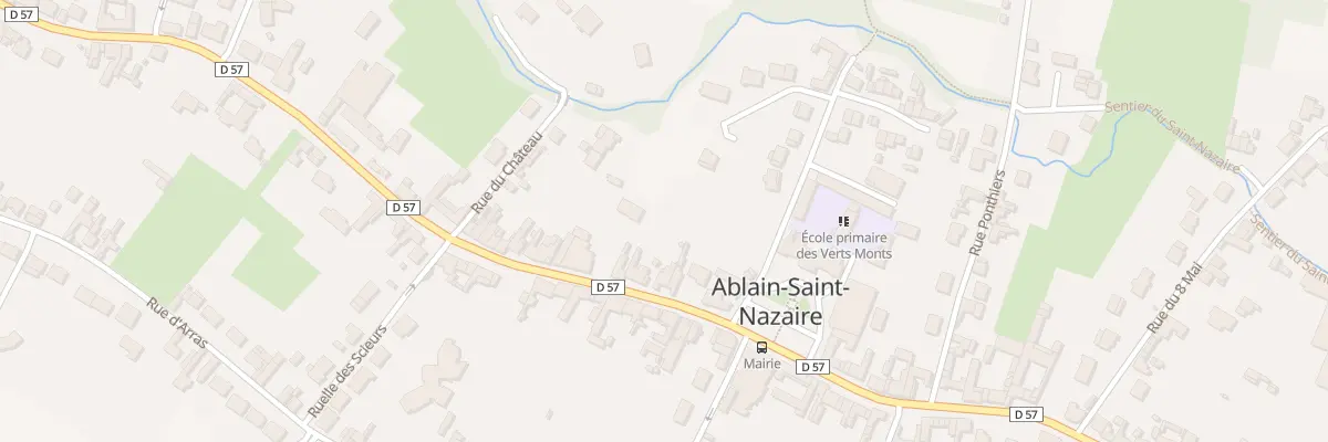 Plan du 96 Rue Marcel Lancino à Ablain-Saint-Nazaire