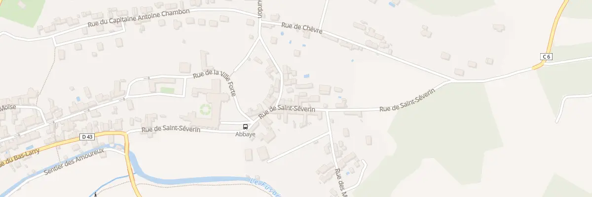 Plan du 15 Rue de Saint-séverin à Château-Landon