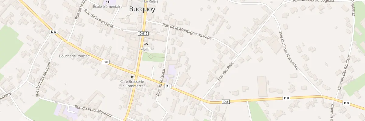 Plan du 5 Rue d’En-haut à Bucquoy