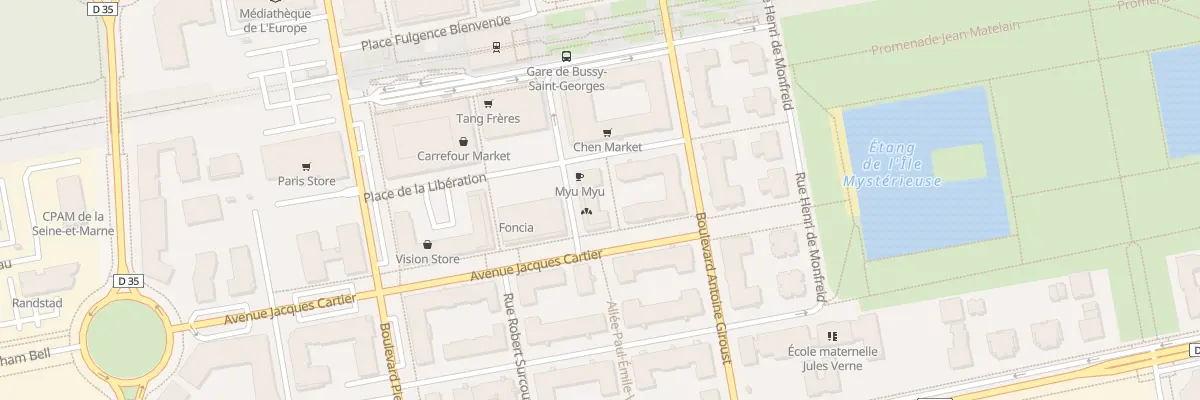 Plan du 54 Bd Antoine Giroust à Bussy-Saint-Georges