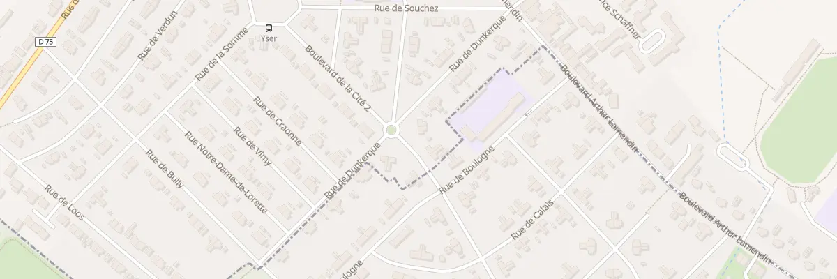 Plan du 42 Bd de la Cite 2 à Mazingarbe
