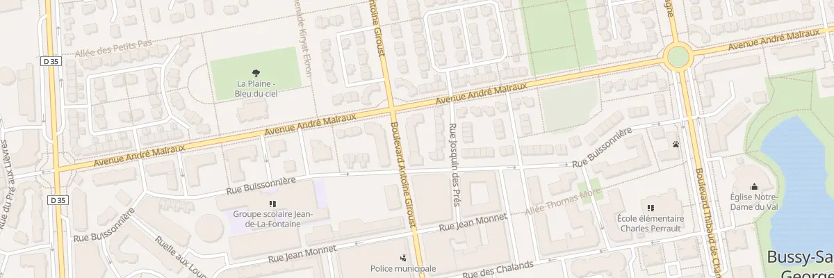 Plan du 47B Bd Antoine Giroust à Bussy-Saint-Georges