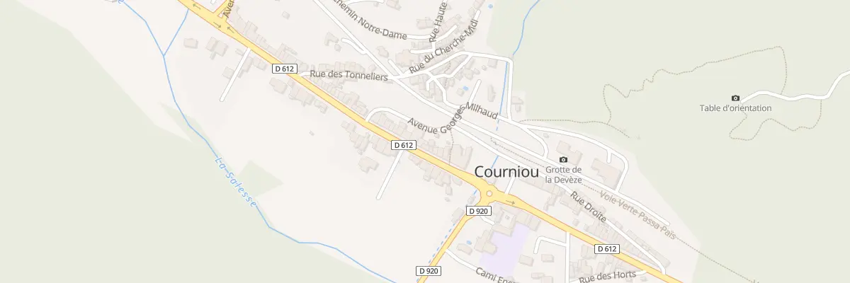 Plan du 5274 Le Village à Courniou