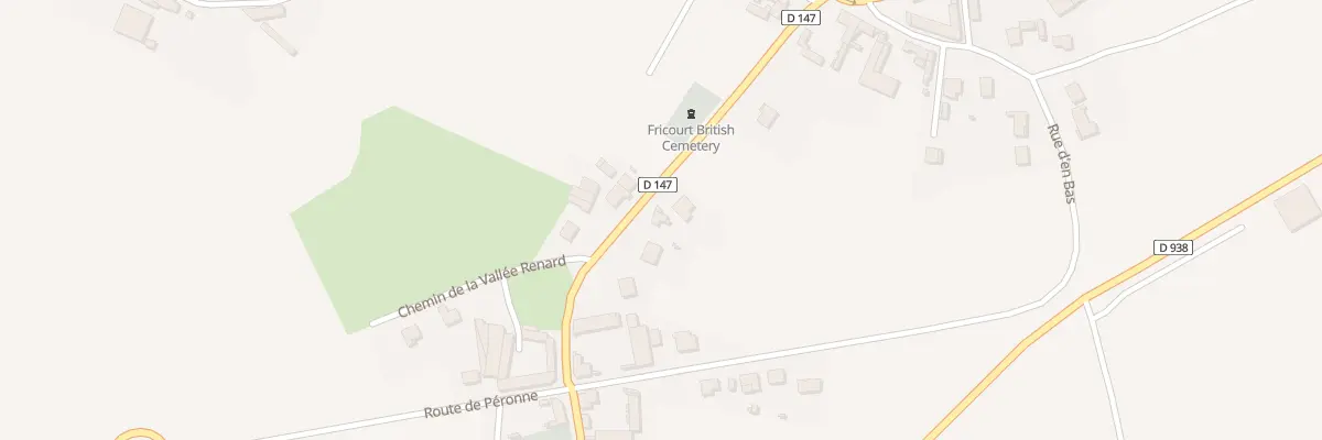 Plan du 8 Rue d’Arras à Fricourt
