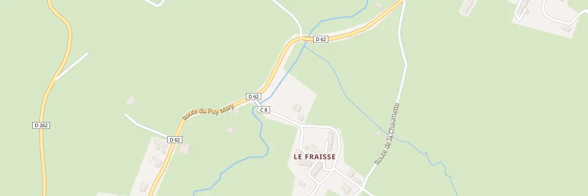 Plan du 6002 Le Fraysse au Claux