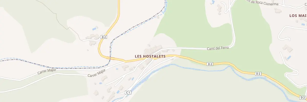 Plan du 42 Les Hostalets à Montauriol