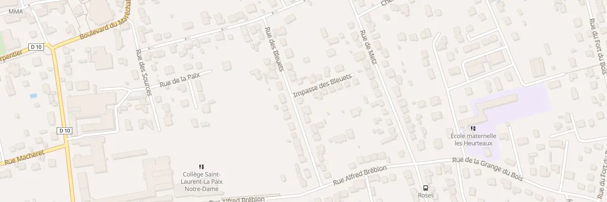 Plan du 17 Rue des Bleuets à Lagny-sur-Marne