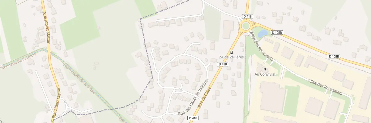 Plan du 40 Rue des Hauts de Vallières à Thorigny-sur-Marne
