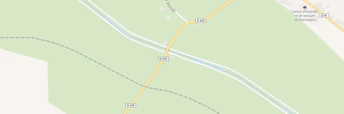 Plan du 105 Le Petit Vernais à Bannegon