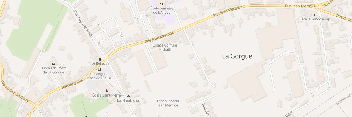 Plan du 18 Rue Jean Mermoz à La Gorgue