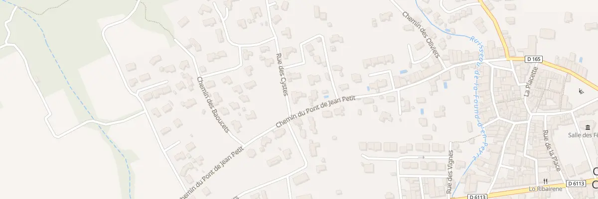 Plan du 2 Rue des Cystes à Conilhac-Corbières