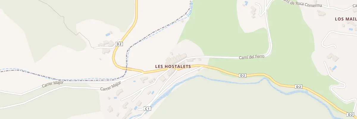 Plan du 43 Les Hostalets à Montauriol