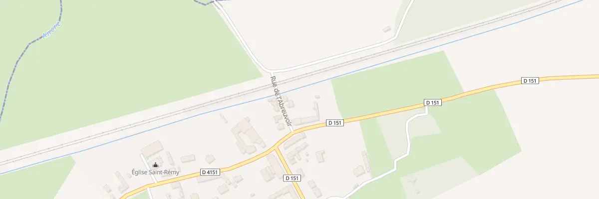 Plan du 4 Rue de l’Abreuvoir à Grandcourt