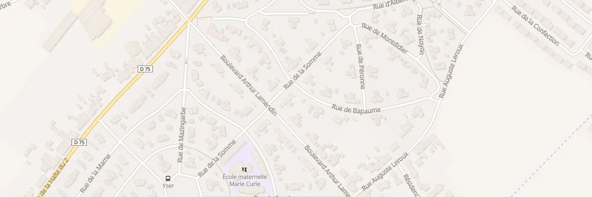 Plan du 34 Rue de la Somme à Mazingarbe
