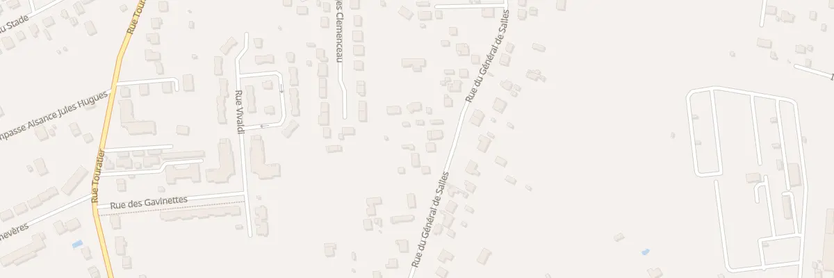 Plan du 25 Rue du Général de Salles à Villemandeur