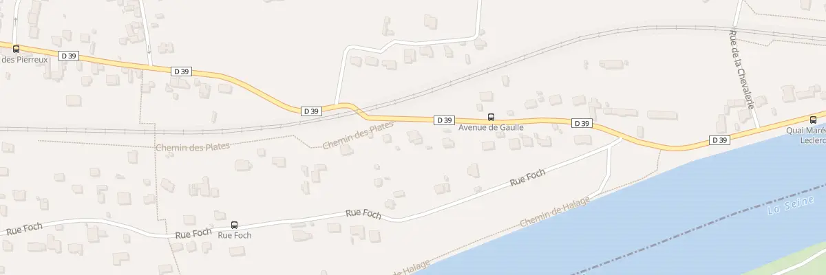 Plan du 42 Av du Gen de Gaulle à Chartrettes