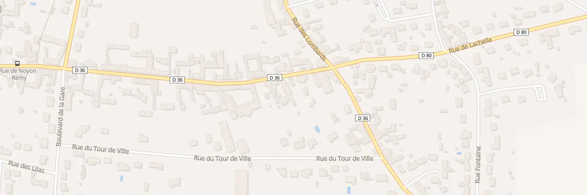 Plan du 76 Rue de Noyon à Remy