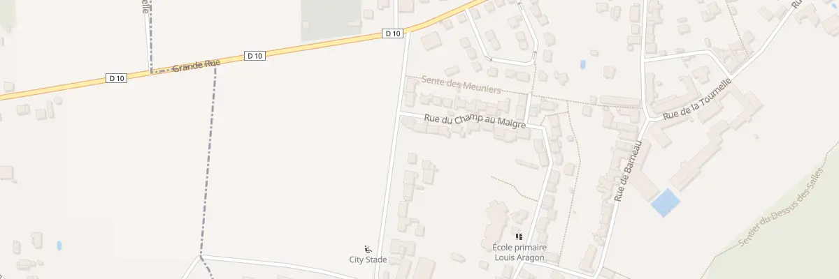 Plan du 33 Rue du Champ au Maigre à Solers