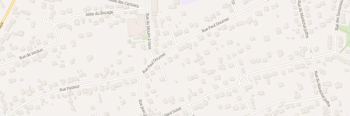 Plan du 14 Rue Paul Doumer à Thorigny-sur-Marne