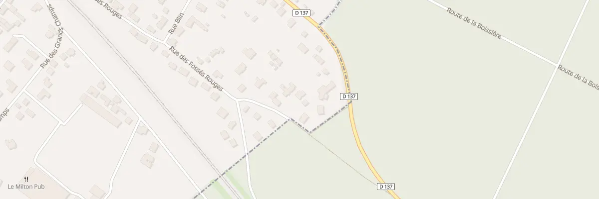Plan du 5B Che des Ministres à Bois-le-Roi