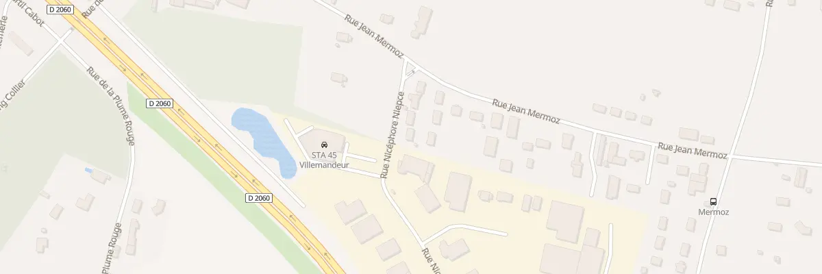 Plan du 101B Rue Jean Mermoz à Villemandeur