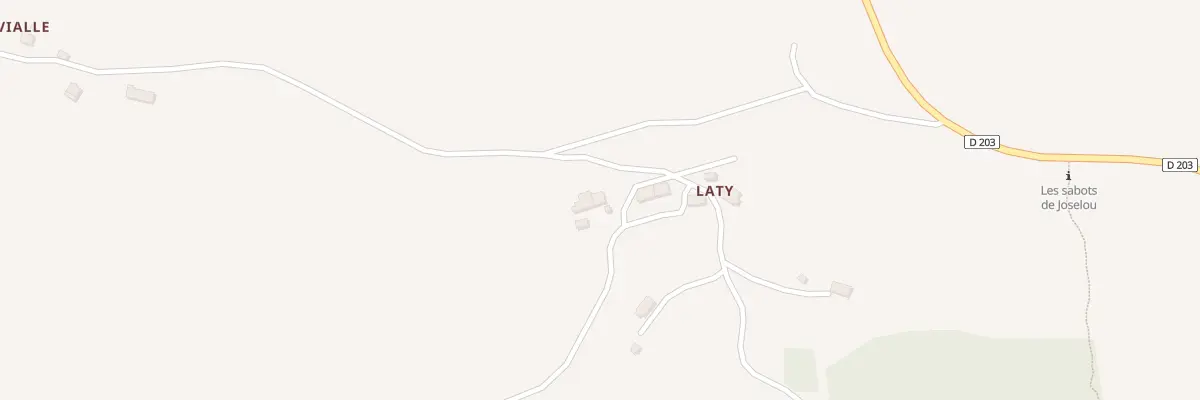 Plan du 5186 Laty à Sauvagnat