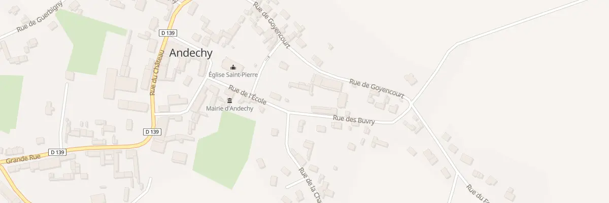 Plan du 4 Rue des Buvry à Andechy