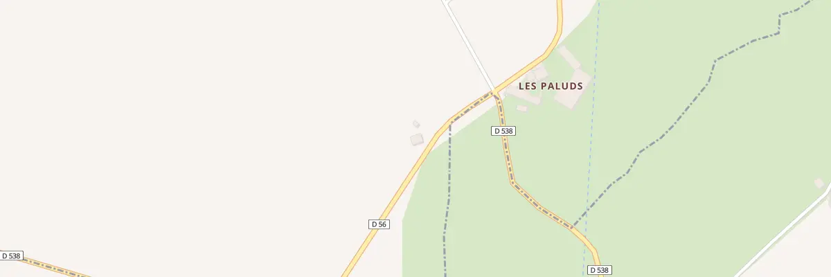 Plan du 5336 Les Palus à Pont-de-Salars