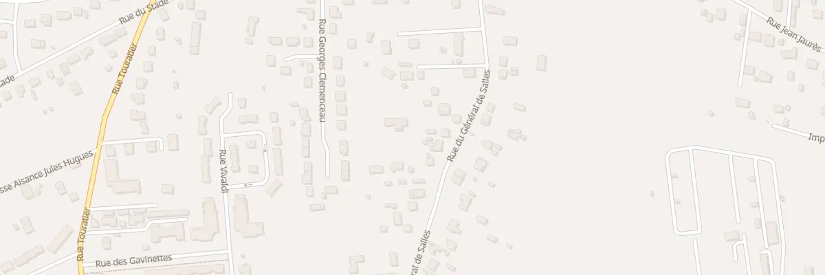 Plan du 33 Rue du Général de Salles à Villemandeur
