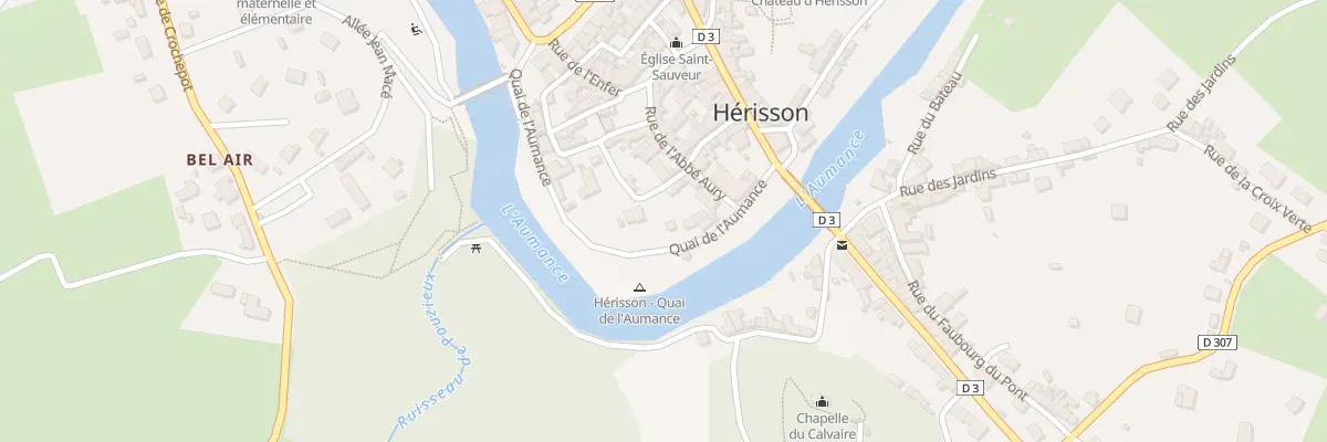 Plan du 10 Rue du Pressoir à Hérisson