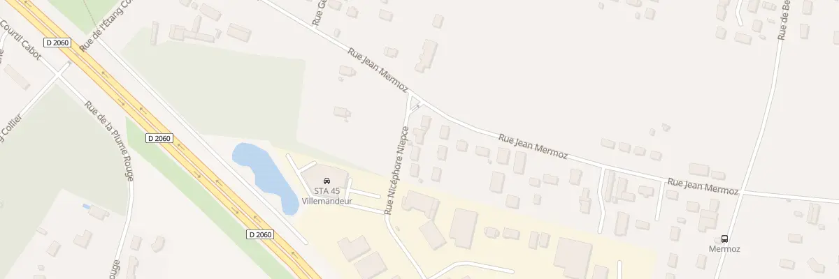 Plan du 101Q Rue Jean Mermoz à Villemandeur