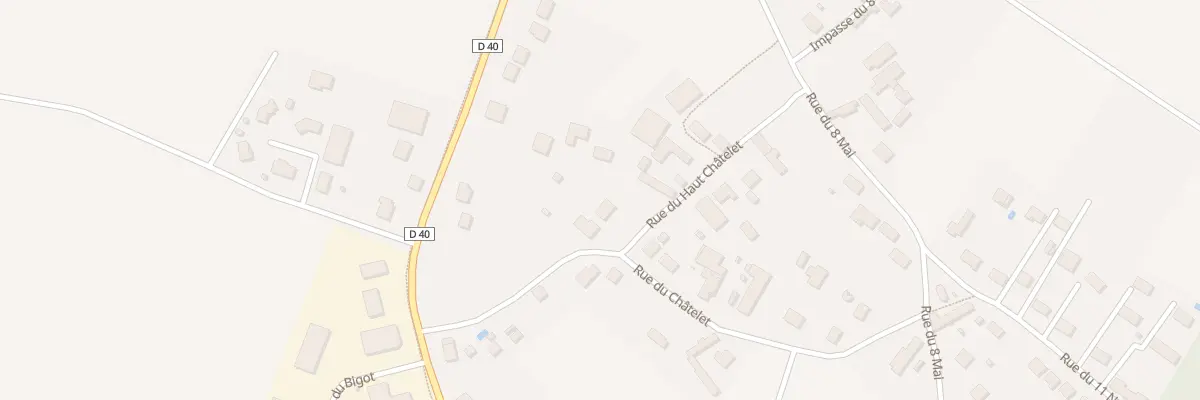 Plan du 5 Rue du Haut Chatelet à Corquilleroy