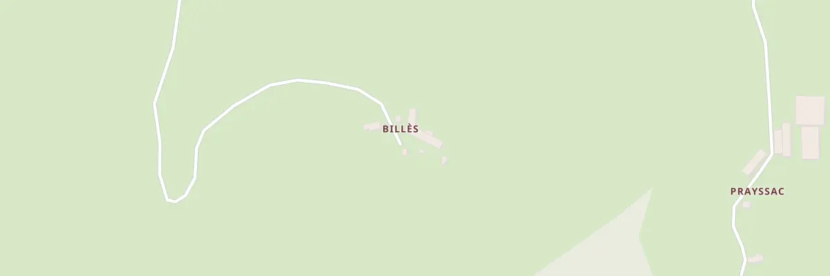 Plan du 5345 Billes à Brommat