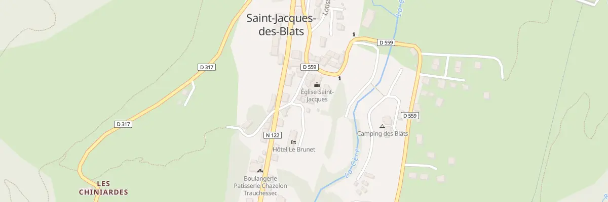 Plan du 5114A Le Bourg à Saint-Jacques-des-Blats