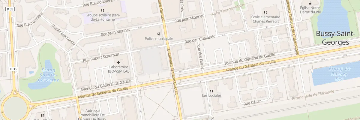 Plan du 59 Bd Antoine Giroust à Bussy-Saint-Georges