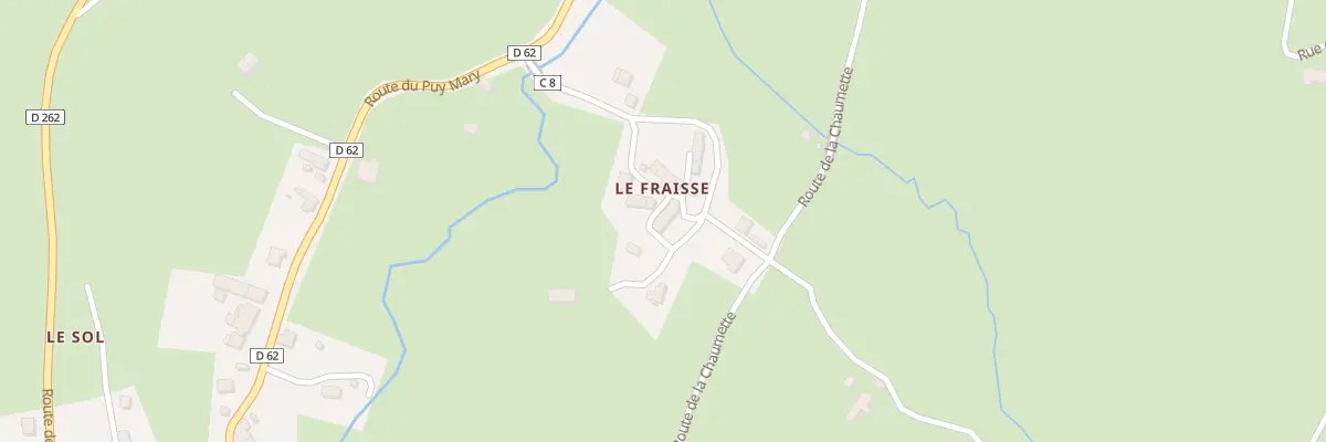 Plan du 5142 Le Fraysse au Claux