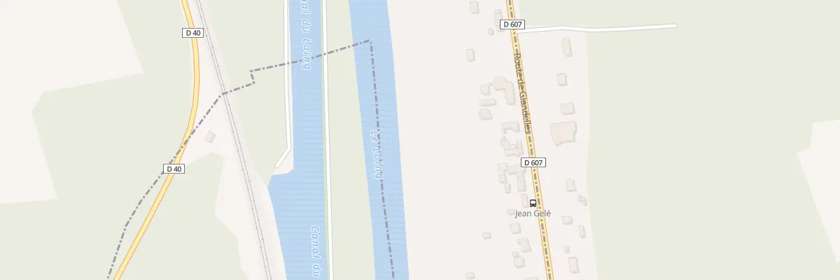 Plan du 133 Rte de Glandelles à Bagneaux-sur-Loing