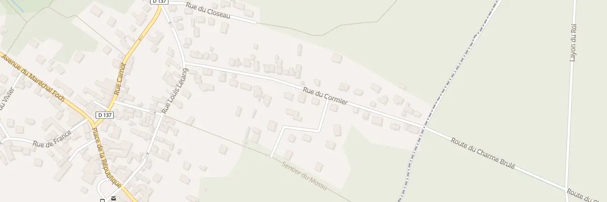Plan du 18 Rue du Cormier à Bois-le-Roi