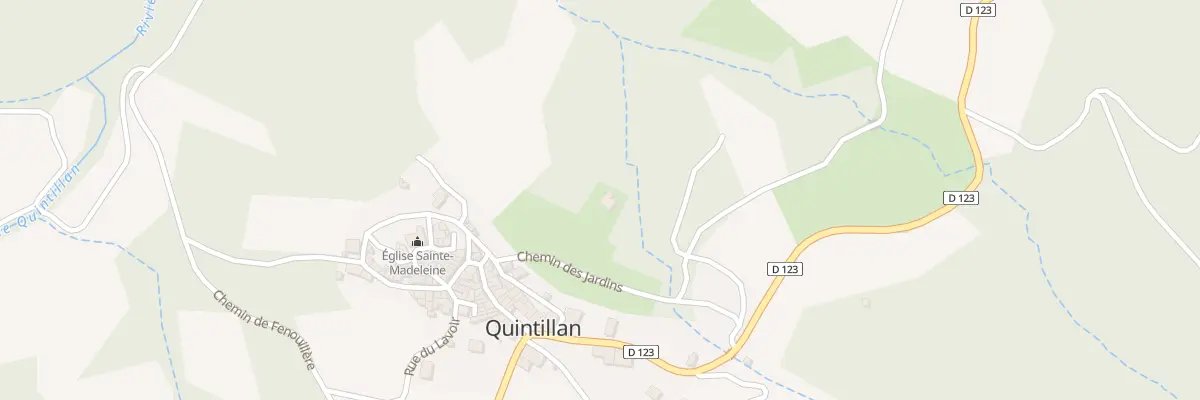 Plan du 5055 La Combe à Quintillan