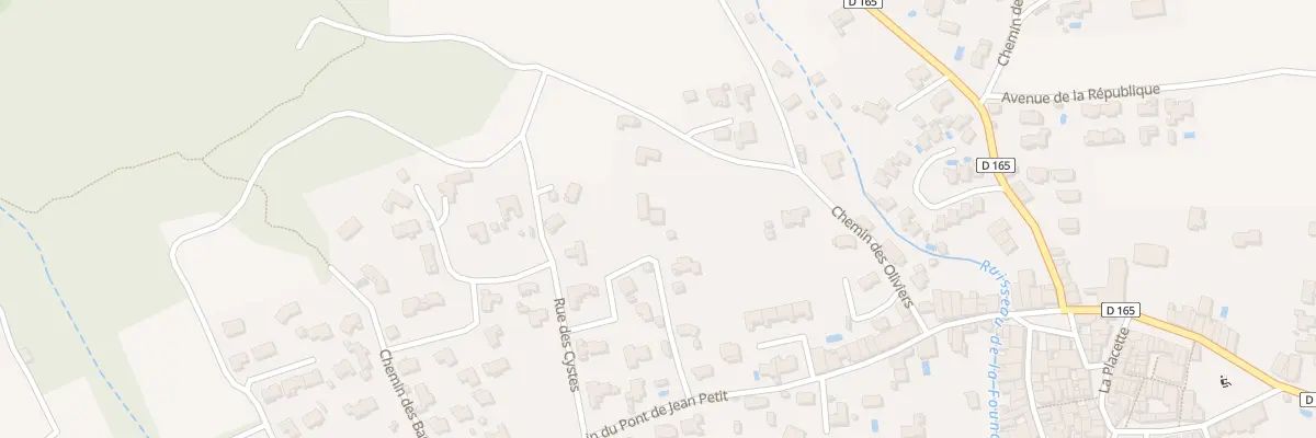 Plan du 5365 Les Baoucets à Conilhac-Corbières