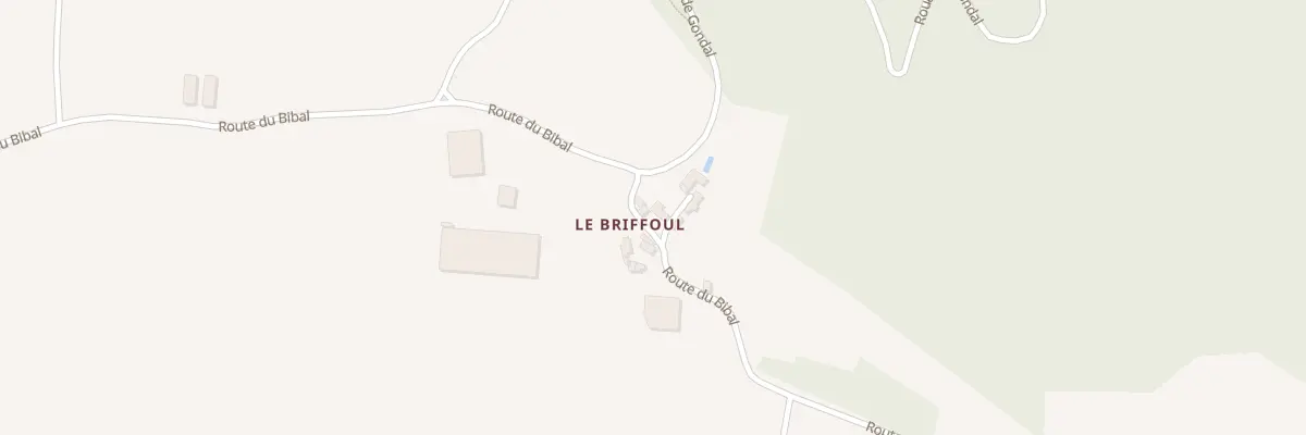 Plan du 5013 Le Briffoul à Bessuéjouls