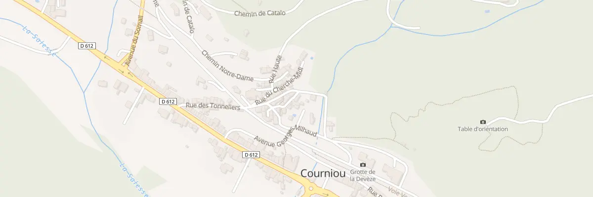 Plan du 5376 Le Village à Courniou
