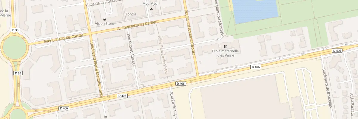 Plan du 45 Av Marie Curie à Bussy-Saint-Georges