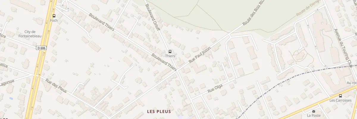 Plan du 57 Rue Paul Jozon à Fontainebleau
