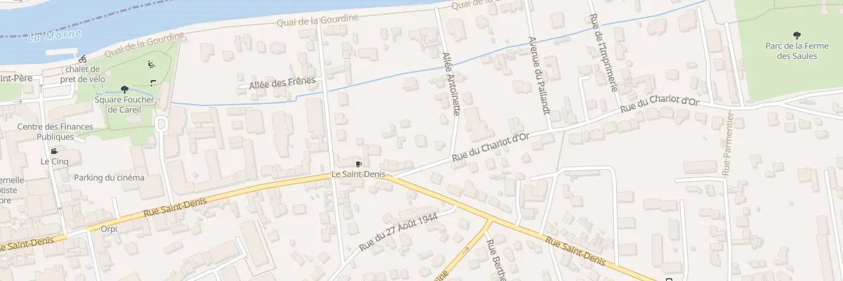 Plan du 58 Rue du Chariot d’Or à Lagny-sur-Marne