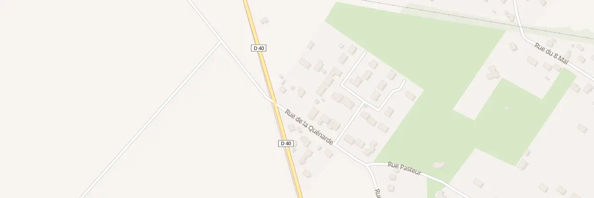 Plan du 86 Rue de la Quénarde à Corquilleroy