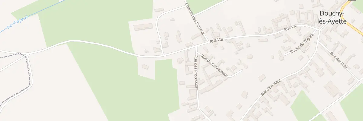Plan du 16 Rue du Val à Douchy-lès-Ayette